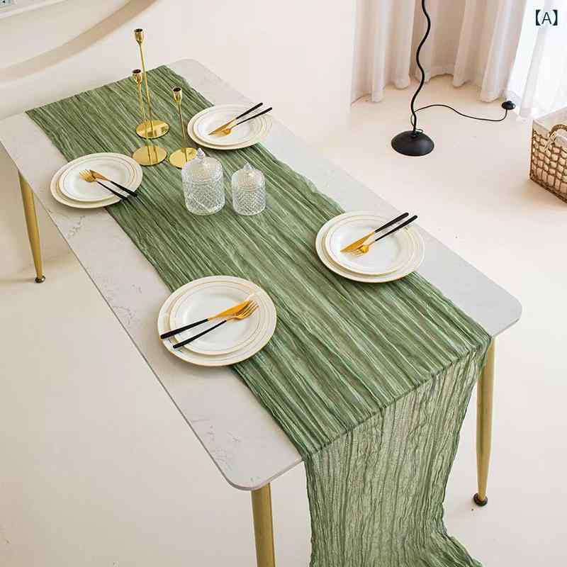 テーブルランナー アメリカンスタイル 高級感 結婚式 誕生日 パーティー イベント 食卓飾り デコレーシ..