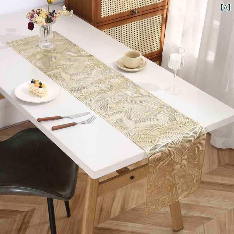 テーブルランナー ランチョンマット 長方形 PVC素材 撥水 防水 防油 防汚 隔熱 断熱 高級感 細かなテクスチャ モダン シンプル 食卓 ダイニング インテリア(x2)