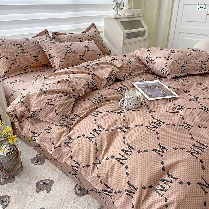 布団カバーセット 学生 新生活 アロエコットン 掛け布団カバー ベッドシーツ 枕カバー 4点セット ポリ..