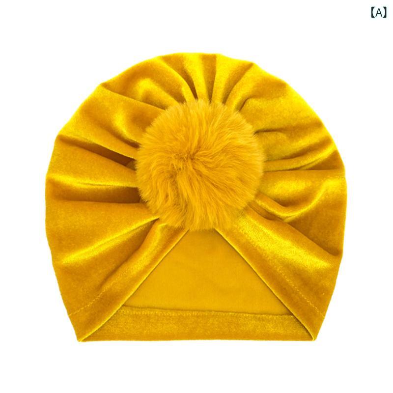 帽子 ベビー キッズ 女の子 新生児 幼児 ポンポン ニット帽 ワッチキャップ 秋冬 暖かい 防寒 保温 通..