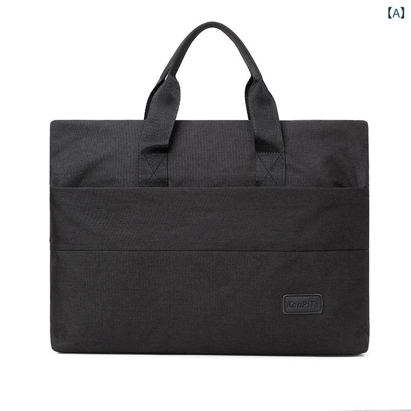 ・カテゴリ: メンズハンドバッグ・スタイル: ビジネス、通勤・主な素材: ナイロン・柄: 無地・デザイン要素: ステッチ・カラー展開: ブラック、グレー・裏地素材: ポリエステル・適用シーン: ビジネス、出張・機能: 耐摩耗性・性別: 男性