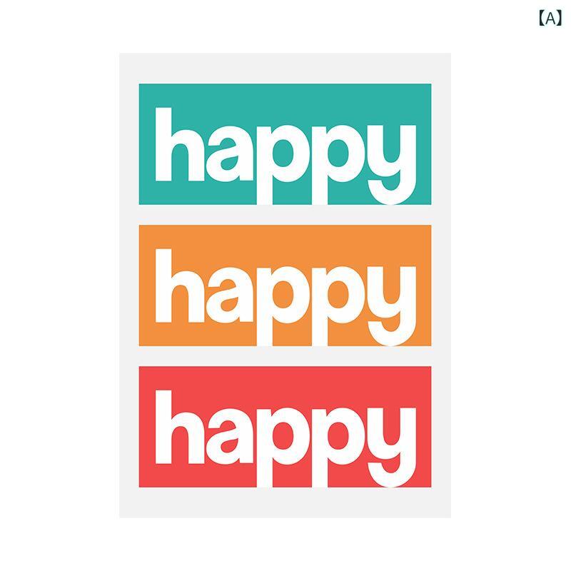 ポスター 子供 キッズ 英語 英文 ポジティブ 励まし シンプル カラフル 現代 長方形 フレームなし 額な..