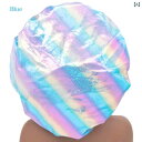 ナイトキャップ ゆったり 特大 オーバーサイズ ワイド縁 ボンネット 伸縮性 ストレッチ なめらか 再生繊維 ポリエステル 光沢感 医療用 ケア帽子 通気性 保...