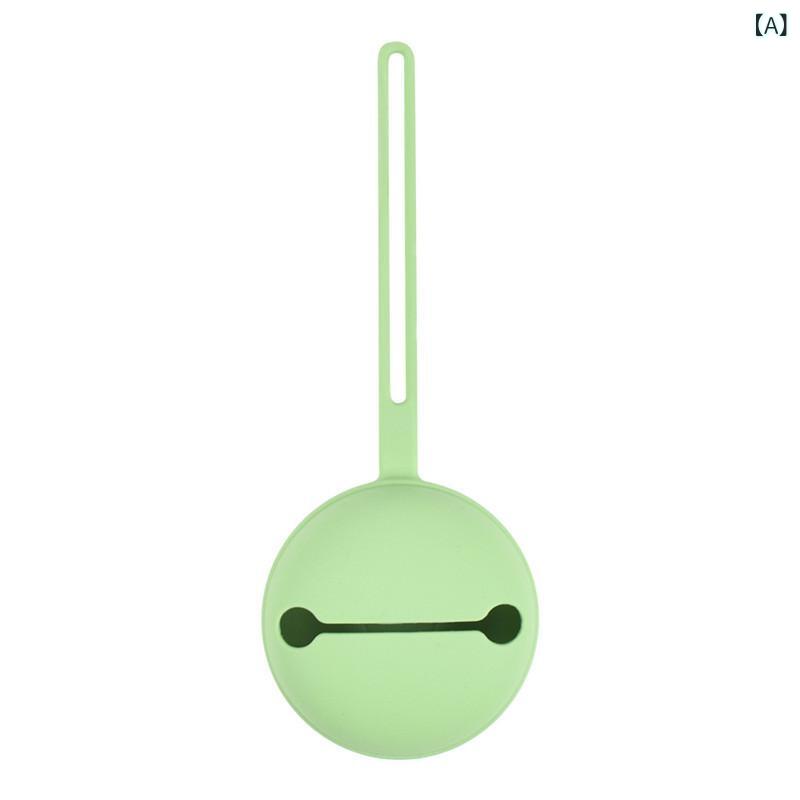 ベビー 赤ちゃん おしゃぶり ケース ホルダー シリコン製 携帯 持ち運び 外出 防塵 紛失防止 収納ボッ..