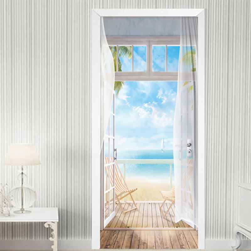 �������륹�ƥå��� 3D Ω�δ� ������� �ɥ��� �ɻ楷���� Ž�äƤϤ����� ���� ���ηʿ� PVC�Ǻ� �ɿ� �ѵ��� ��ե����� �����ؤ� DIY �ǥ��졼...