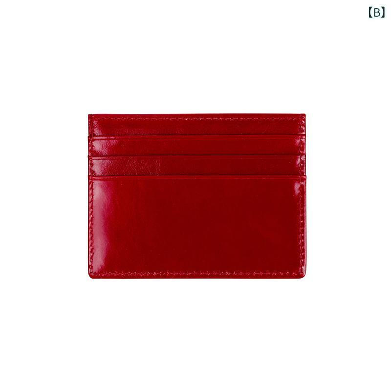 カードケース ユニセックス 男女兼用 本革 牛革 オイルワックスレザー 薄型 スリム 二つ折り 大容量 クレジットカード収納 小銭入れ ミニ財布 キャッシュレス対応 コンパクト ウォレット 上品 シンプル 高級感 2