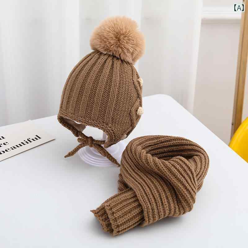 ・カテゴリ: ニット帽・カラー展開: ブラウン、ベージュ、ピンク、レッド・帽子の形状: ハイトップ・機能: 保温・主な素材: アクリル100%・スタイル: 個性派・対象年齢: 6ヶ月〜4歳・デザイン要素: ナチュラル
