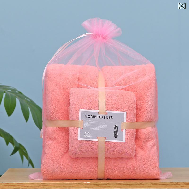 ・カテゴリ: タオル・主な素材: サンゴマイヤー（ポリエステル90%）・重さ: 約360g・織り方: 平織り・柄: 無地・セット内容: タオル、バスタオルセット・カラー展開: ピンク、コーヒー、ダークピンク、ライトグレー、ホワイト、ブルー、...