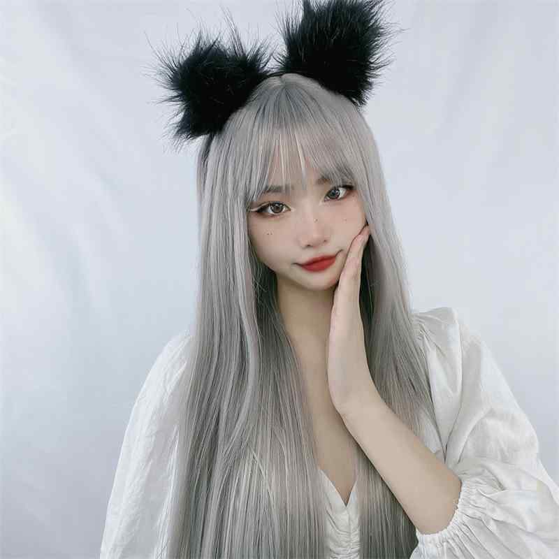 ・カテゴリ: ウィッグ（ロングストレート）・スタイル: コスプレ・処理プロセス: 機械植え・カラー・パーマ: カラー・パーマ可能・素材: 耐熱ファイバー・対応肌色: すべての肌色・対応顔型: すべての顔型・前髪タイプ: ぱっつん前髪・効果: コスプレ装飾・ヘアスタイル: ロングストレート・ぱっつん前髪・カラー展開: パープル、ブラック、ダークブラウン、ライトブラウン、ワインレッド、スモーキーブルー、レッド、オレンジ、レモンイエロー、リネンイエロー、ラベンダーピンク、アッシュグレー、オフホワイト、ピュアホワイト、ライトピンク、ライトゴールド