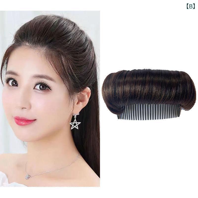 narukiのヘアアクセサリー レディース 髪留め 盛り髪 ベース ボリュームアップ ヘアコーム 跡がつかない インナーコーム 髪飾り スタイリング 簡単 まとめ髪 部分ウィッグ｜アングル2