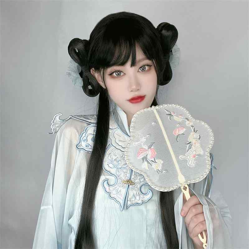 ウィッグ レディース クリップ付き お団子 つけ毛 ヘアピース 和装 ウィッグ 簡単装着 軽量 耐熱 浴衣 着物 コスプレ 撮影用 小物