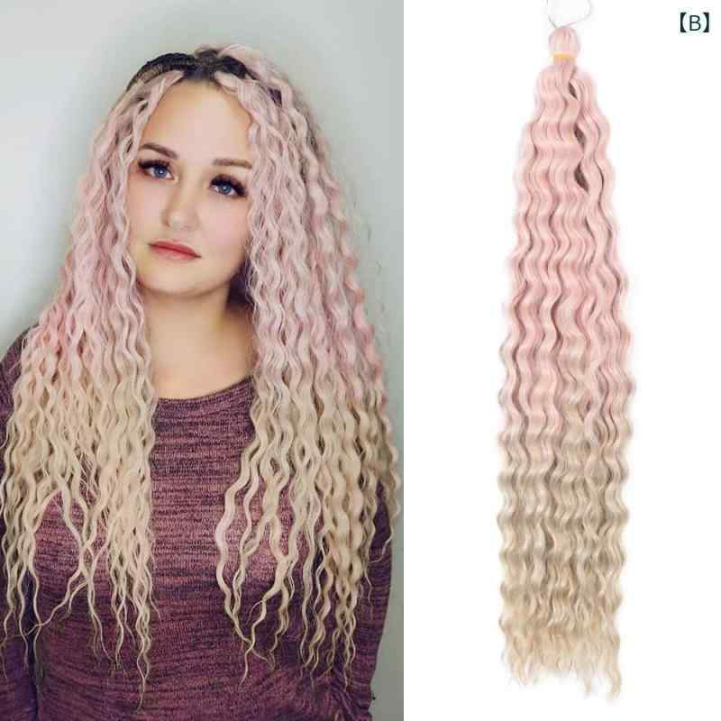 narukiのウィッグ エクステ ブレイズ ヘアアクセサリー 民族風 ロング カール 編み込み用 毛束｜アングル2
