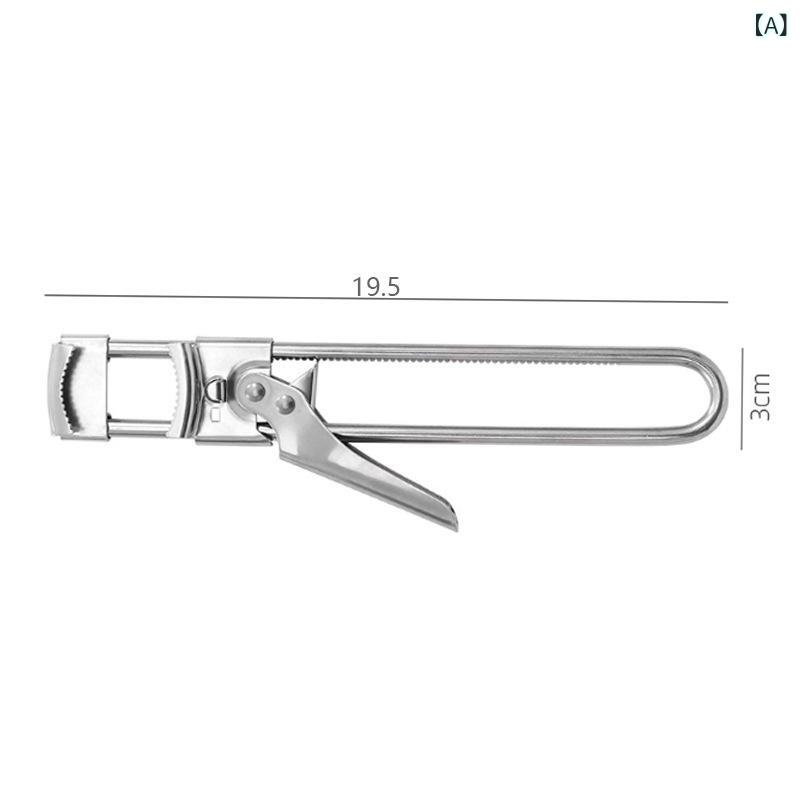 栓抜き 缶切り キャップ回し ステンレス製 多機能 省力 楽々 家庭用 業務用 ホテル バー向け アイデア ..