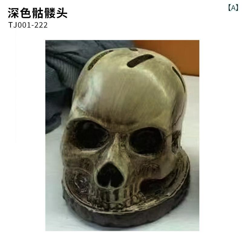 置物 スカル キッチン ナイフスタンド ユニーク ホラー ハロウィン 卓上 樹脂製 包丁立て 骸骨 オブジ..