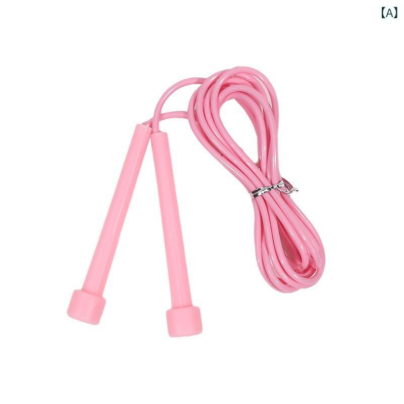 縄跳び キッズ ジュニア 小学生 携帯用 耐久性 軽量 フィットネス エクササイズ ダイエット トレーニン..