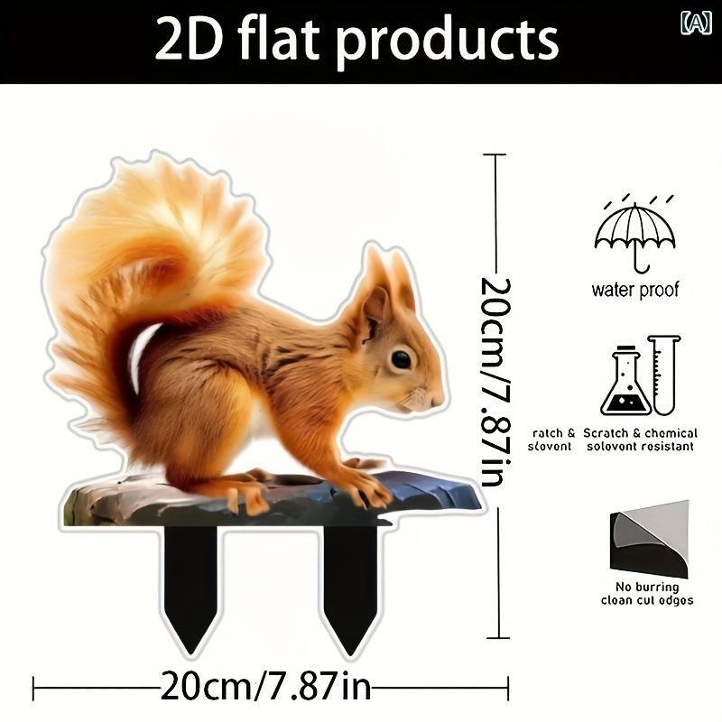 2個セット・主な素材: アクリル・スタイル: キャラクター・加工方法: 印刷・タイプ: 地面挿入型