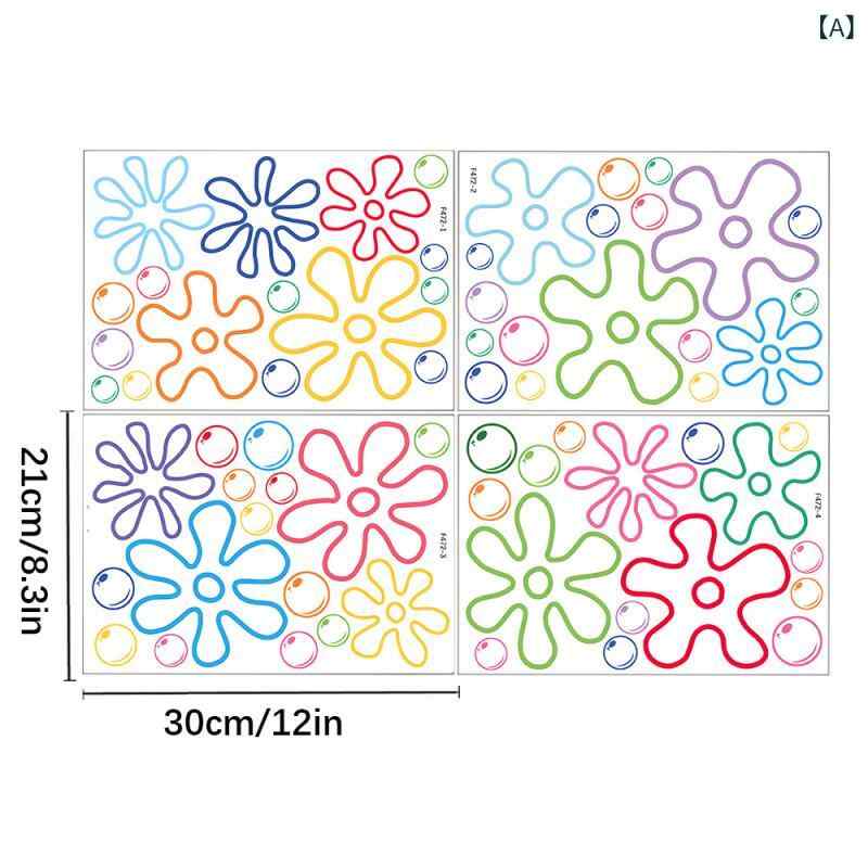 ウォールステッカー 子供 キッズ 誕生日 幾何学模様 バブル 海底 キャラクター 壁飾り シール インスタ映え おしゃれ PVC製 リビング 浴室 子供部屋 リメイク DIY 模様替え(x2)