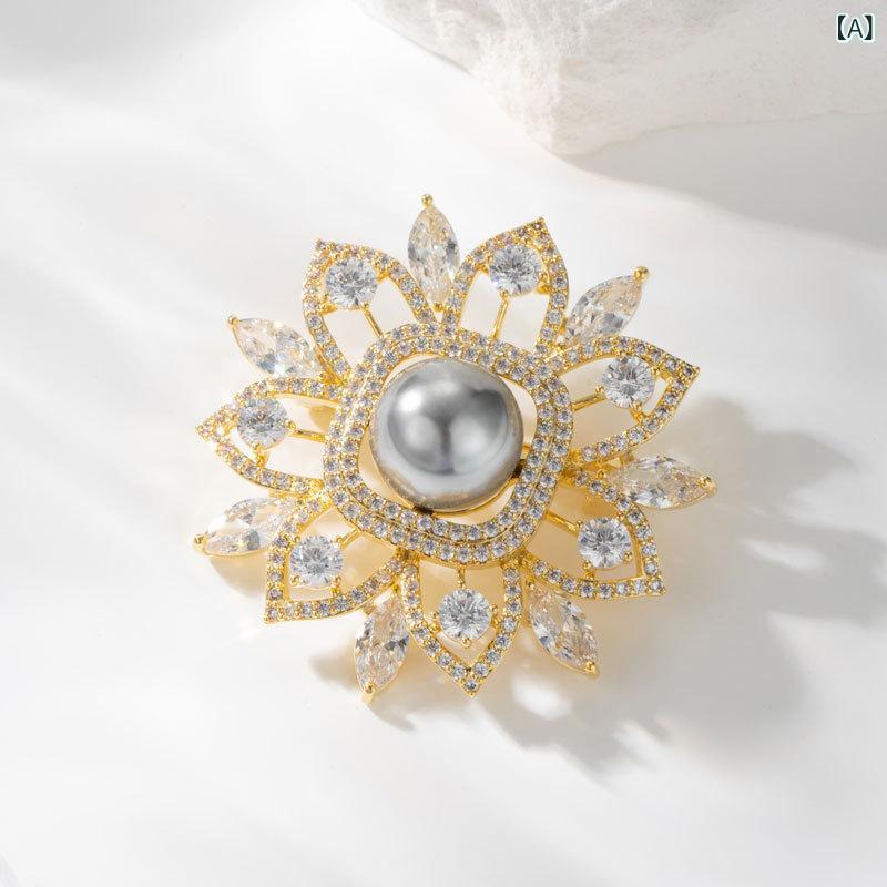 形式: 花環形状: 花柄加工技術: マイクロインレイ色: XC05558T0140要素: 花機能: 記念.装飾.ギフトスタイル: 高級感スタイル分類: ファッション通勤対象: 女性種類: ブローチ要素分類: 植物花卉