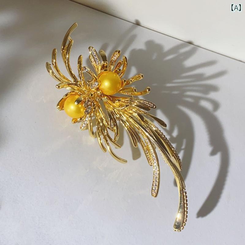 ブローチ レディース 女性用 不規則デザイン 高級感 大きめ 花火 淡水パール 胸飾り ゴールド シルバー フォーマル 結婚式 披露宴 パーティー セレモニー お呼ばれ イベント 卒業式 入学式 存在感 エレガント 上品 華やか 銅製 電気メッキ加工 淡