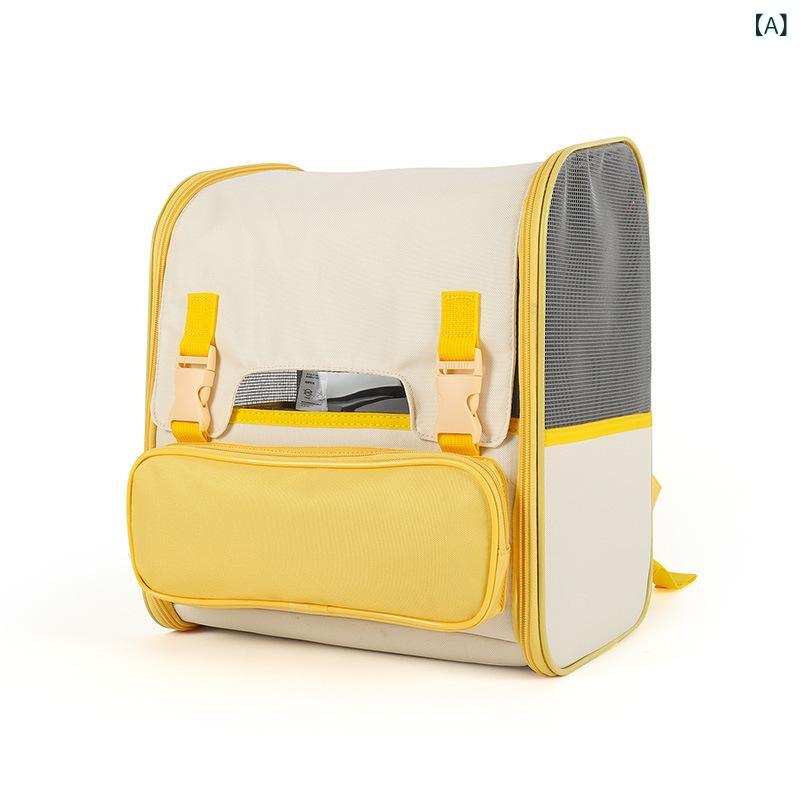 ペット用リュック ペットキャリー お出かけ 通院 旅行 ドライブ 電車移動 持ち運び 猫 犬 小型犬 中型..