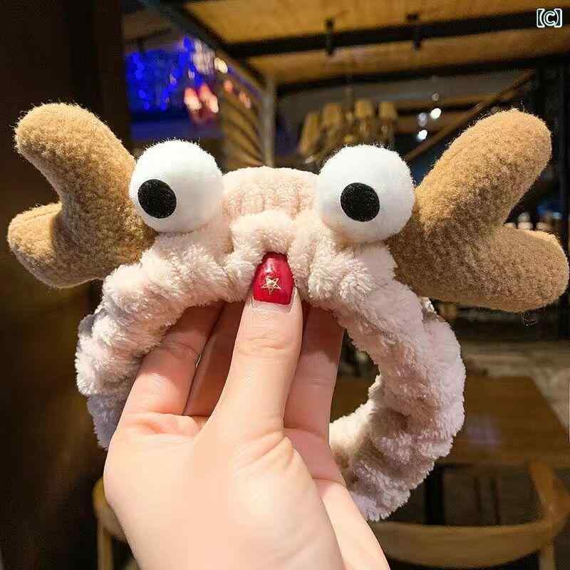 ヘアバンド ユニセックス 洗顔 メイク スキンケア バスルーム アニマル 動物耳 うさぎ耳 猫耳 鹿の角 ふわふわ もこもこ 吸水 柔らかい 高級感 ヘアターバン(x2)