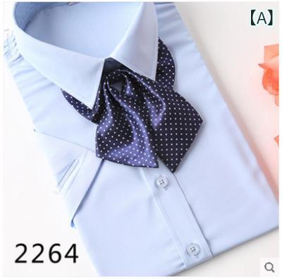 リボンタイ ボウタイ レディース ストライプ柄 シルク調 ポリエステル シャツアクセサリー オフィス ビジネス 事務服 制服 ユニフォーム 銀行 ホテル 客室乗務員 受付 学生 通勤 エレガント 高級感