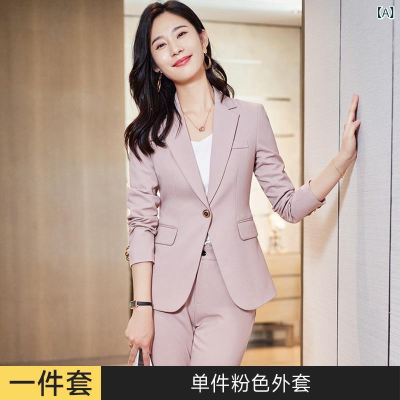 スーツ レディース 秋冬 ビジネススーツ セットアップ テーラードジャケット パンツスーツ オフィスウェア 通勤 接客 フォーマル 上品 エレガント スマート スタイリッシュ 仕事着