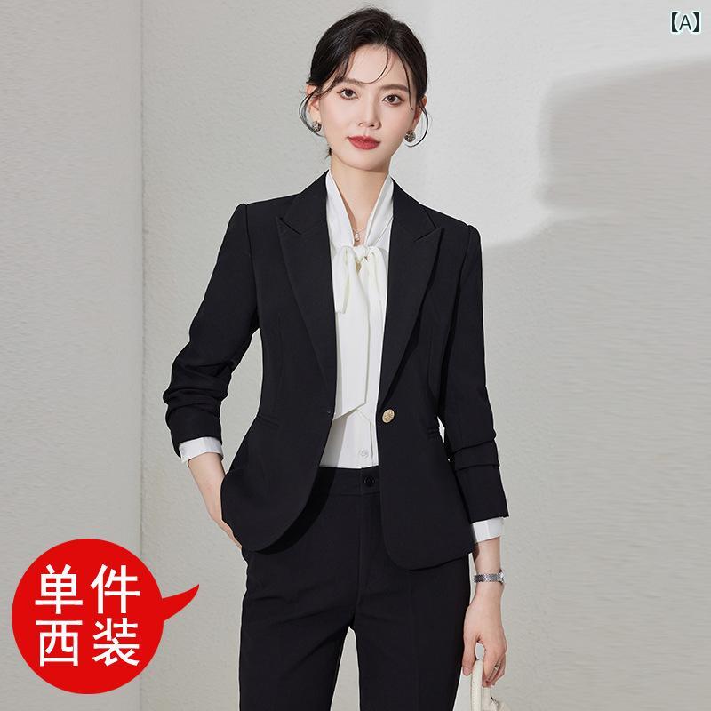 ・主な素材: ポリエステル95%以上・カラー展開: ブラック、ダークブルー、ブリックレッド、ホワイト・サイズ展開: S、M、L、XL、XXL、3XL、4XL・パンツ丈: ロング・袖丈: 長袖・スタイル: エレガント・袖タイプ: レギュラー