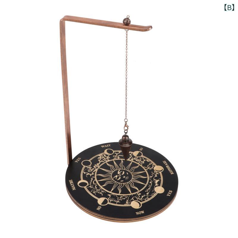 ディスプレイスタンド 振り子飾り 瞑想用 卓上 金属製 ヒーリング スピリチュアル パワーストーン 占い ダウジング オブジェ インテリア 飾り台(x2)