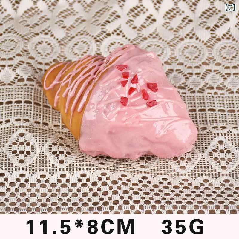 食品サンプル ベーカリー クロワッサン PU フェイクフード ディスプレイ オブジェ ...