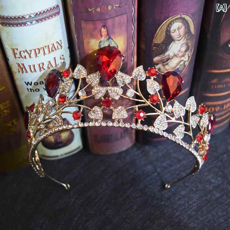 ヘッドドレス ブライダル ウェディング 欧米風 レトロ アンティーク調 ゴールドカラー バロック調 高品..