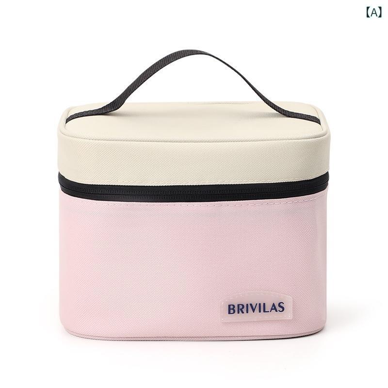 ランチバッグ スクエア型 大容量 保冷保温バッグ オックスフォード生地 バイカラー おしゃれ シンプル ..