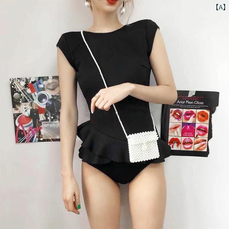 水着 レディース ワンピース セクシー バックオープン 背中開き パット付き ワイヤーなし 伸縮性 着やせ スリム効果 体型カバー 韓国風 おしゃれ 無地 オールインワン ビーチ プール 温泉 海 旅行