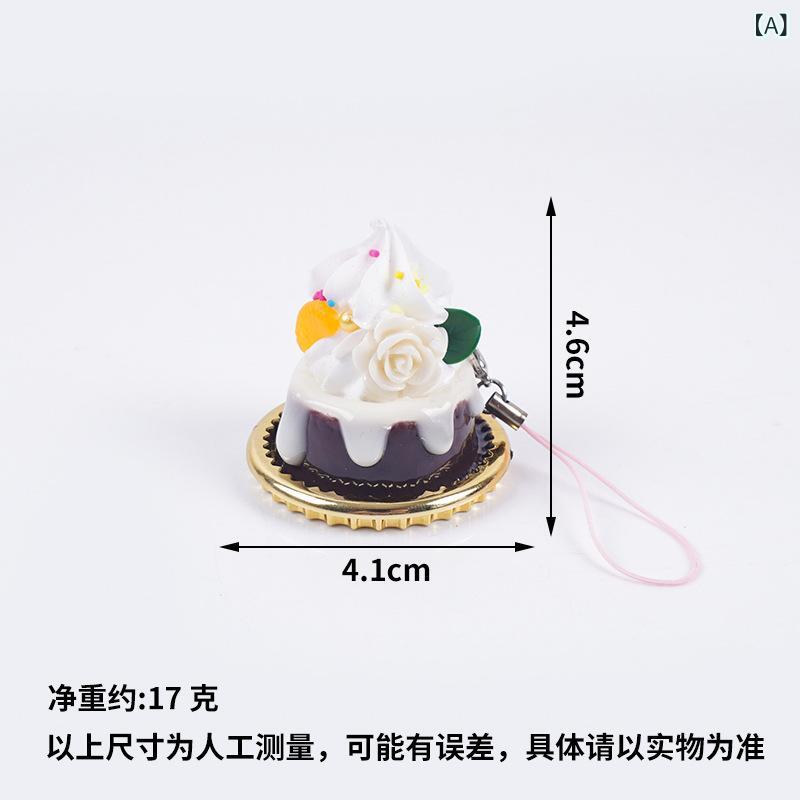 食品サンプル クリーム フルーツケーキ フェイクデザート 模型 ケーキ店 ディスプレイ ショーケース 装..