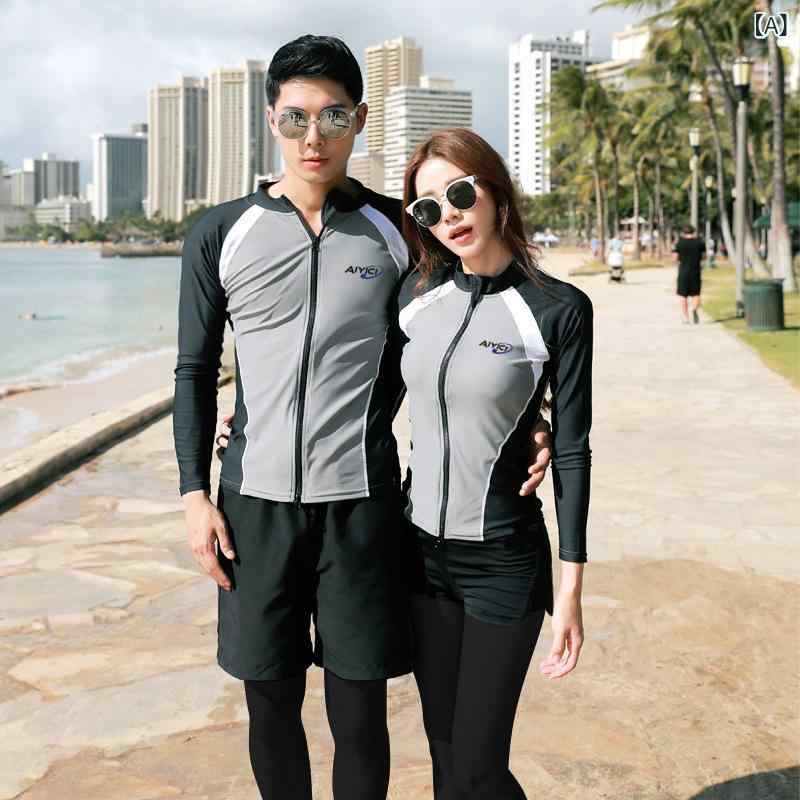 ・機能: 通気性・性別: 男女兼用・対象年齢: 成人・用途: 水泳、水遊び・カラー展開: グレーブラックファスナーレディース5点セット、グレーブラックファスナーメンズ3点セット・サイズ展開: M、L、XL、2XL、3XL、4XL・対応スポーツ: ダイビング