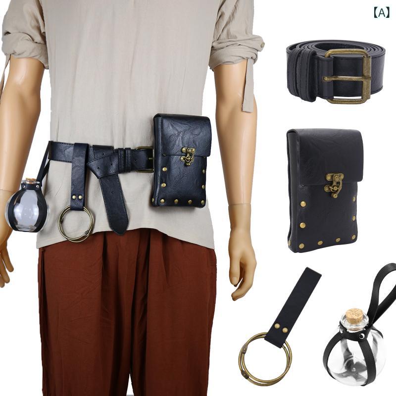 スマホポーチ メンズ レディース 中世 レトロ ハロウィン カーニバル コスプレ アクセサリー 小物入れ ..