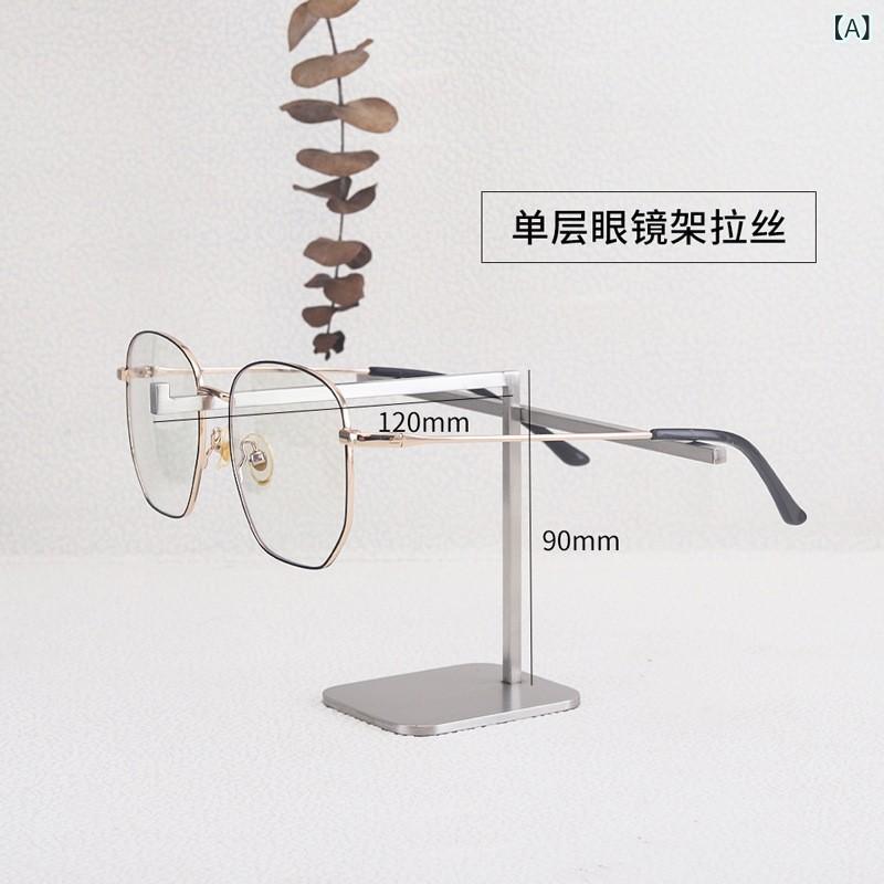 メガネスタンド 高級感 ステンレス製 ディスプレイラック 多層 収納 サングラス 度付きメガネ アイウェ..