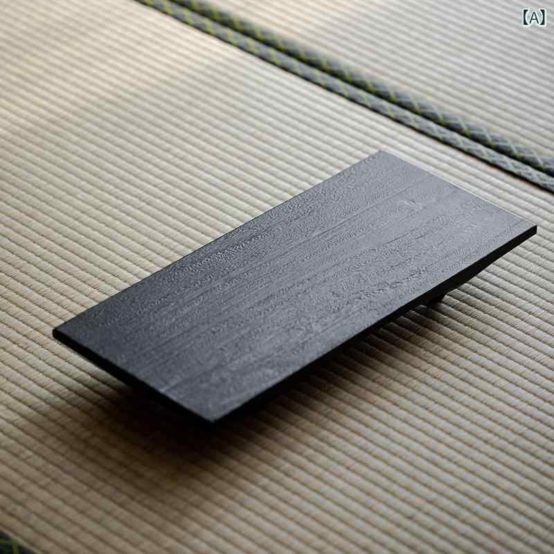 茶盤 和風 わびさび モダン おしゃれ 炭焼きウォールナット クルミ材 無垢材 天然木 小型 ミニ 干泡茶..