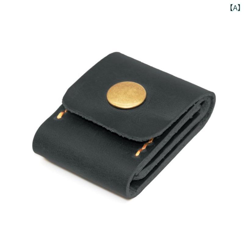 ギターピックケース PUレザー 合皮 3個セット ピックホルダー アコースティック エレキ ベース 楽器用 小型 コンパクト 携帯 ブラック ブラウン ワインレッド グリーン ブルー