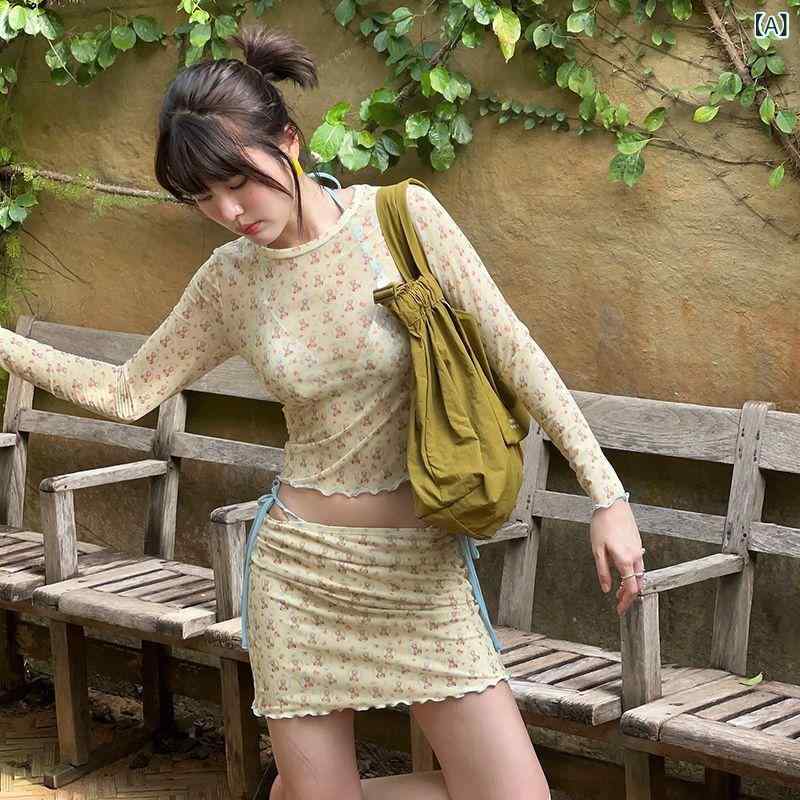 ・性別: 女性・対象年齢: 成人・デザイン: セクシー、タイト、バックレス、高弾性、耐久性、フレンチガーリー・パッド・ワイヤー: 胸パッドあり、ワイヤーなし・素材: ポリエステル・素材含有率: 81%〜90%・カラー展開: イエロー（4点セット）・サイズ展開: M、L、XL・袖丈: 長袖・スタイル: ビキニ