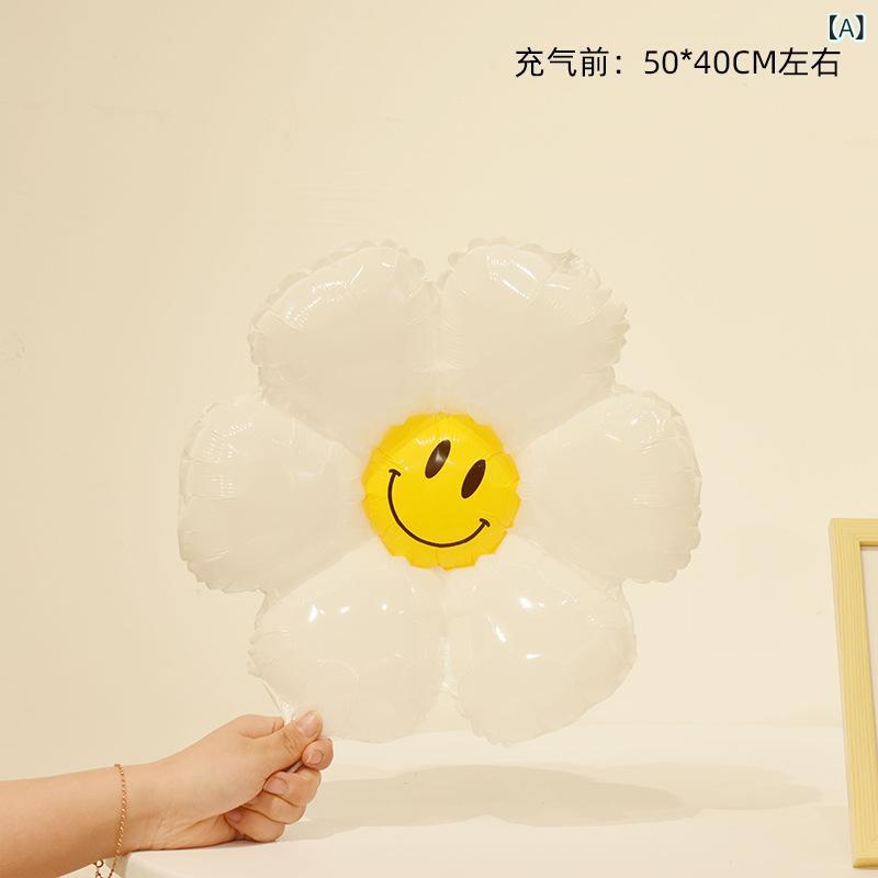 ・カテゴリ: バルーン・種類: アルミバルーン・形状: デイジー・素材: アルミホイル・サイズ展開: 約60cm, 約100cm, 約150cm, 小サイズ, 中サイズ, 大サイズ・カラー展開: ピンク, イエロー, パープル, ブルー, ...