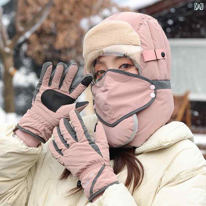 帽子 男女兼用 冬用 フライトキャップ ロシア帽 パイロットキャップ 防寒 保温 あったか 耳当て付き イ..