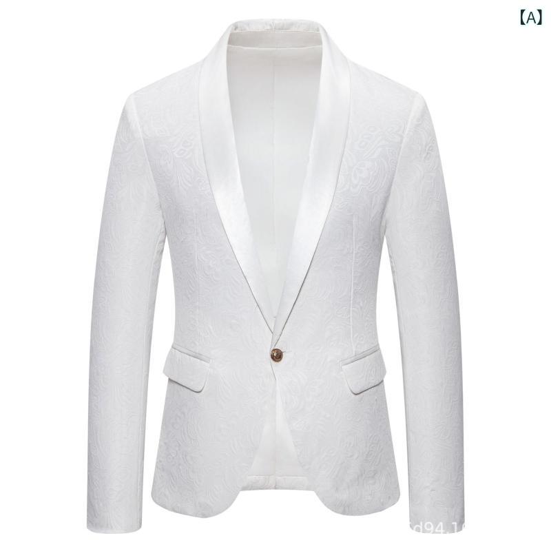 ・カテゴリ: カジュアルスーツ・スタイル: 欧米風・主な素材: ポリエステル90%・裏地素材: ポリエステル・生地: 化学繊維混紡・襟型: 襟付き・袖丈: 長袖・着丈: レギュラー丈・シルエット: スリムフィット・フロント: シングルブレス...