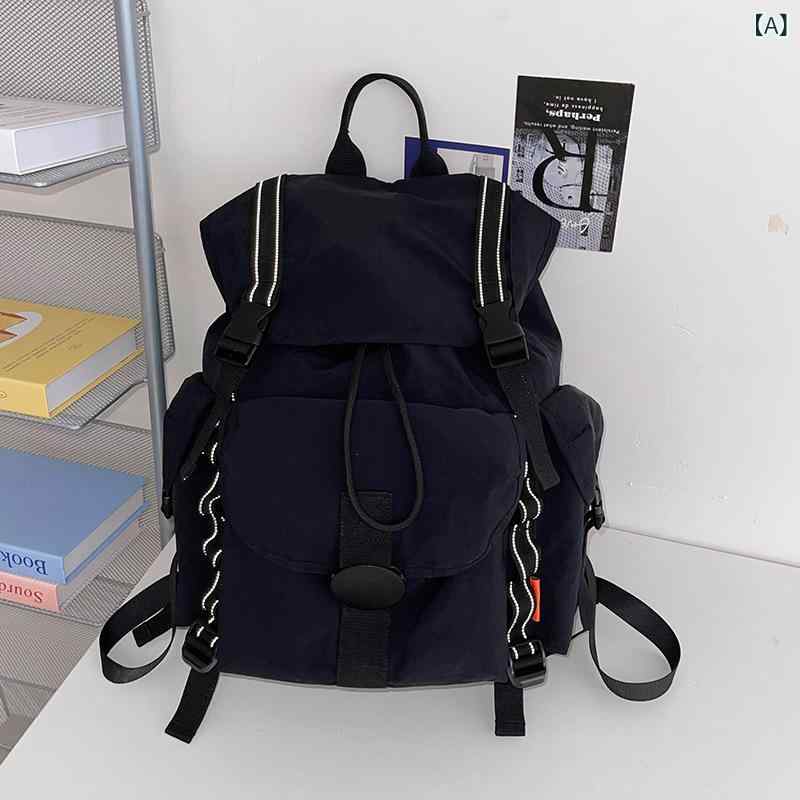 ・カラー展開: ブラック、アンバー、ホワイト、グレー・本体サイズ: 約28cm×14cm×40cm・性別: ユニセックス・用途: カジュアル、旅行・素材: ナイロン・スタイル: カジュアル、旅行・容量: 20L〜35L・機能: 超軽量・ノートPC収納サイズ: 約40.64cm・柄: 無地・裏地素材: ポリエステル・デザイン要素: ビーズ、ステッチ、パッチワーク、ロックバックル・背負いシステム: 曲線型ショルダーストラップ