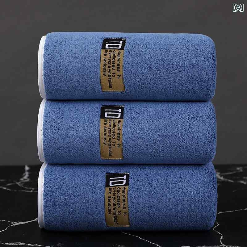 フェイスタオル ヘアドライ コーラルフリース マイクロファイバー 大人用 厚手 ソフト 吸水速乾 洗顔 ..