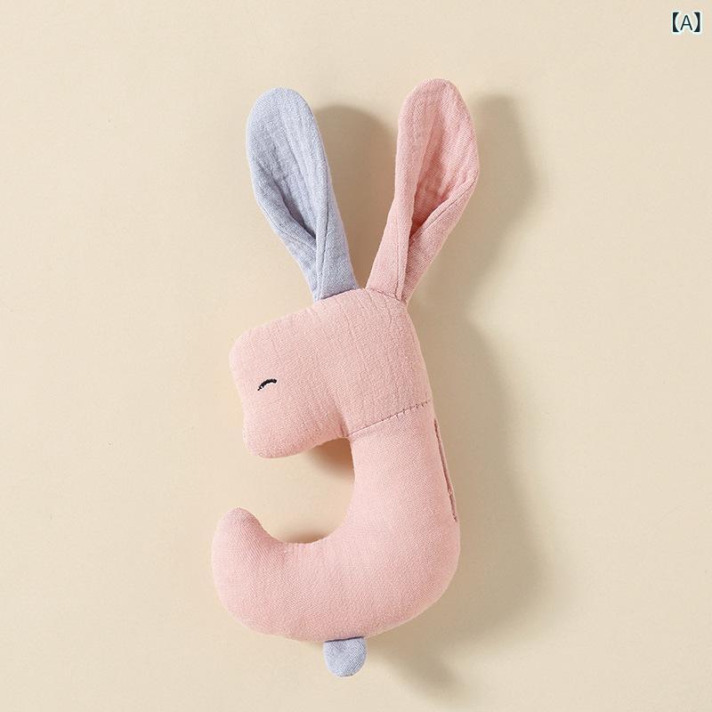 ベビー 赤ちゃん ぬいぐるみ 安心おくるみ ハンドパペット 布製 なめなめ 噛める コットンガーゼ 寝かしつけ モロー反射対策 快眠グッズ ふわふわ がらがら 動物 アニマルデザイン