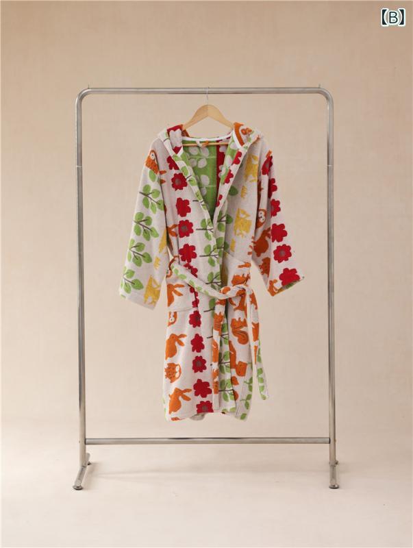 バスローブ 親子 子供用 大人用 綿100% コットン 吸水 速乾 タオル地 ガウン お風呂上がり 温泉 スパ プール リラックスウェア