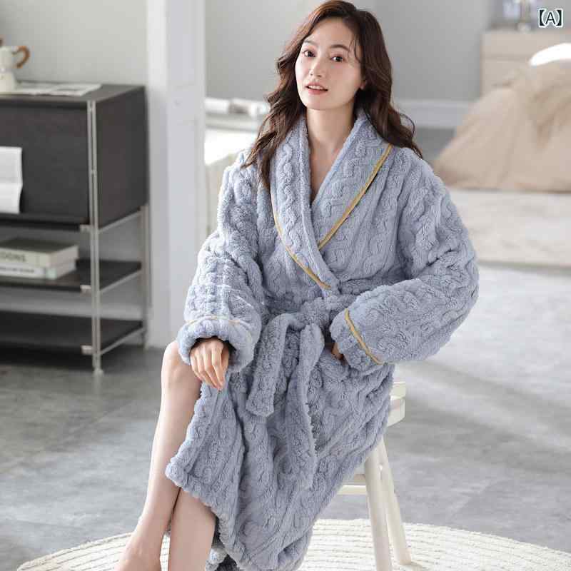 ・生地名: コーラルベルベット・主な素材: ポリエステル100%・生地の厚さ: 極厚 (301-350g/平米)・機能: 保温・対象: 若年女性・サイズ: M（推奨40-50kg）、L（推奨50-60kg）、XL（推奨60-70kg）、2XL（推奨70-80kg）・スタイル: 高級感・ネックライン: 襟付き