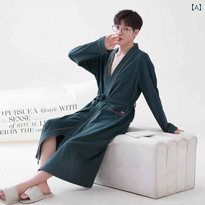 ・主な素材: 綿100%・生地の厚さ: 普通・機能: リラックス、通気性、睡眠、入浴、部屋着、保温、快適、外出可・対象: カップル・サイズ展開: L, XL, XXL, XXXL・スタイル: シンプルカジュアル・ネックライン: Vネック