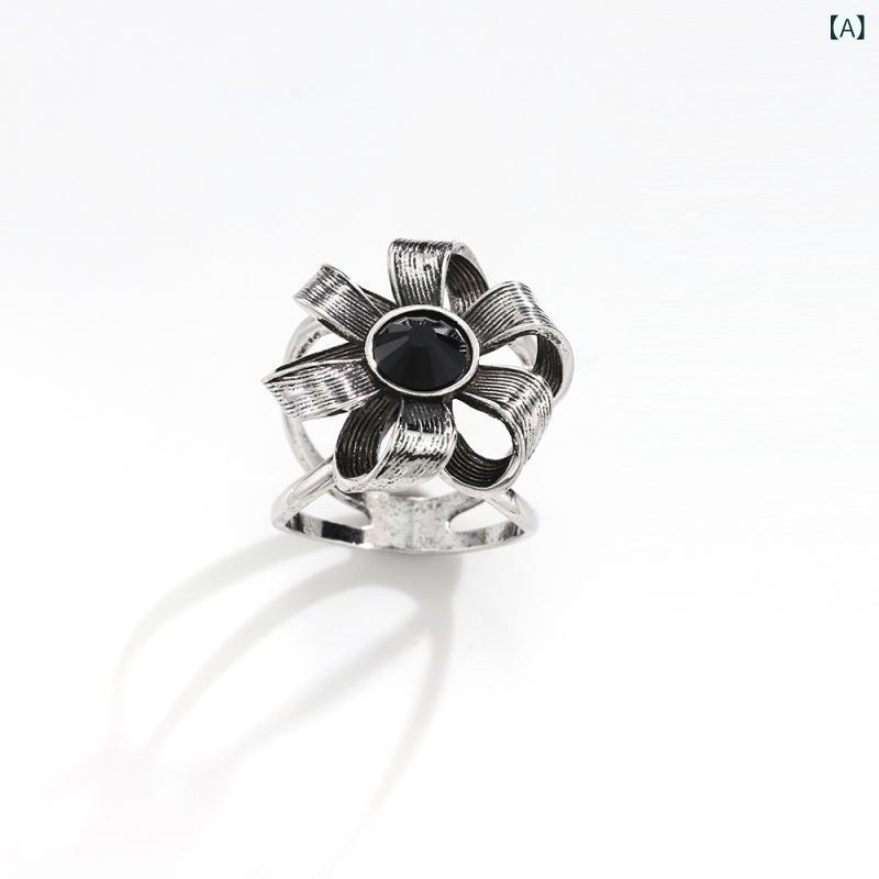 スカーフクリップ レディース レトロ アンティーク フラワー 花柄 スカーフリング ストールピン ショール留め トップスアレンジ 合金製..